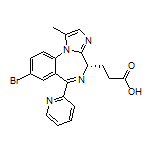 (S)-3-[8-Bromo-1-methyl-6-(2-pyridyl)-4H-benzo[f]imidazo[1,2-a][1,4]diazepin-4-yl]propanoic Acid