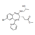 Methyl 3-[(S)-7-Bromo-2-[[(R)-2-hydroxypropyl]amino]-5-(2-pyridyl)-3H-benzo[e][1,4]diazepin-3-yl]propanoate