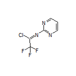 2,2,2-Trifluoro-N-(2-pyrimidinyl)acetimidoyl Chloride