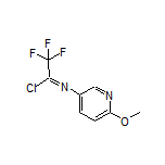 2,2,2-Trifluoro-N-(6-methoxy-3-pyridyl)acetimidoyl Chloride