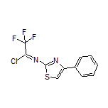 2,2,2-Trifluoro-N-(4-phenyl-2-thiazolyl)acetimidoyl Chloride