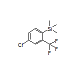 [4-Chloro-2-(trifluoromethyl)phenyl]trimethylsilane