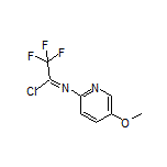 2,2,2-Trifluoro-N-(5-methoxy-2-pyridyl)acetimidoyl Chloride