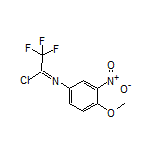 2,2,2-Trifluoro-N-(4-methoxy-3-nitrophenyl)acetimidoyl Chloride