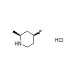 (2S,4S)-4-Fluoro-2-methylpiperidine Hydrochloride