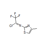 2,2,2-Trifluoro-N-(4-methyl-2-thiazolyl)acetimidoyl Chloride