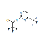 2,2,2-Trifluoro-N-[4-(trifluoromethyl)-2-pyrimidinyl]acetimidoyl Chloride