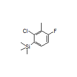 (2-Chloro-4-fluoro-3-methylphenyl)trimethylsilane