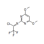 N-(4,6-Dimethoxy-2-pyrimidinyl)-2,2,2-trifluoroacetimidoyl Chloride