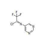 2,2,2-Trifluoro-N-(5-pyrimidinyl)acetimidoyl Chloride