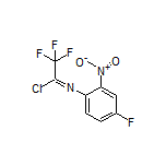 2,2,2-Trifluoro-N-(4-fluoro-2-nitrophenyl)acetimidoyl Chloride