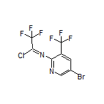 N-[5-Bromo-3-(trifluoromethyl)-2-pyridyl]-2,2,2-trifluoroacetimidoyl Chloride