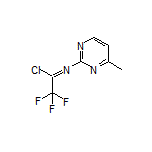 2,2,2-Trifluoro-N-(4-methyl-2-pyrimidinyl)acetimidoyl Chloride