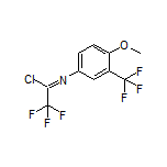 2,2,2-Trifluoro-N-[4-methoxy-3-(trifluoromethyl)phenyl]acetimidoyl Chloride