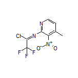 2,2,2-Trifluoro-N-(4-methyl-3-nitro-2-pyridyl)acetimidoyl Chloride