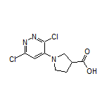 1-(3,6-Dichloro-4-pyridazinyl)pyrrolidine-3-carboxylic Acid