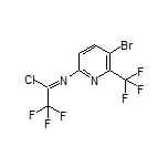 N-[5-Bromo-6-(trifluoromethyl)-2-pyridyl]-2,2,2-trifluoroacetimidoyl Chloride