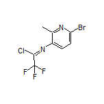 N-(6-Bromo-2-methyl-3-pyridyl)-2,2,2-trifluoroacetimidoyl Chloride