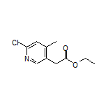 Ethyl 2-(6-Chloro-4-methyl-3-pyridyl)acetate