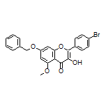 7-(Benzyloxy)-2-(4-bromophenyl)-3-hydroxy-5-methoxy-4H-chromen-4-one