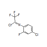 N-(4-Chloro-2-fluorophenyl)-2,2,2-trifluoroacetimidoyl Chloride