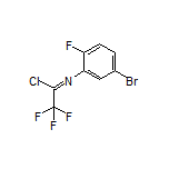 N-(5-Bromo-2-fluorophenyl)-2,2,2-trifluoroacetimidoyl Chloride