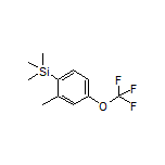 Trimethyl[2-methyl-4-(trifluoromethoxy)phenyl]silane