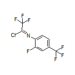 2,2,2-Trifluoro-N-[2-fluoro-4-(trifluoromethyl)phenyl]acetimidoyl Chloride