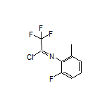 2,2,2-Trifluoro-N-(2-fluoro-6-methylphenyl)acetimidoyl Chloride