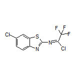 N-(6-Chloro-2-benzothiazolyl)-2,2,2-trifluoroacetimidoyl Chloride