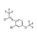 N-[2-Bromo-4-(trifluoromethoxy)phenyl]-2,2,2-trifluoroacetimidoyl Chloride