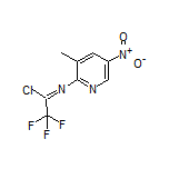 2,2,2-Trifluoro-N-(3-methyl-5-nitro-2-pyridyl)acetimidoyl Chloride