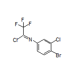 N-(4-Bromo-3-chlorophenyl)-2,2,2-trifluoroacetimidoyl Chloride