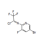 N-(5-Bromo-3-fluoro-2-pyridyl)-2,2,2-trifluoroacetimidoyl Chloride