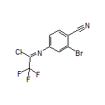 N-(3-Bromo-4-cyanophenyl)-2,2,2-trifluoroacetimidoyl Chloride