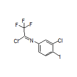 N-(3-Chloro-4-iodophenyl)-2,2,2-trifluoroacetimidoyl Chloride