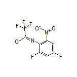 N-(2,4-Difluoro-6-nitrophenyl)-2,2,2-trifluoroacetimidoyl Chloride