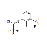 2,2,2-Trifluoro-N-[2-methyl-3-(trifluoromethyl)phenyl]acetimidoyl Chloride