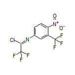 2,2,2-Trifluoro-N-[4-nitro-3-(trifluoromethyl)phenyl]acetimidoyl Chloride