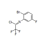 N-(2-Bromo-5-fluorophenyl)-2,2,2-trifluoroacetimidoyl Chloride