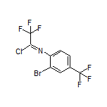 N-[2-Bromo-4-(trifluoromethyl)phenyl]-2,2,2-trifluoroacetimidoyl Chloride