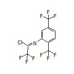 N-[2,5-Bis(trifluoromethyl)phenyl]-2,2,2-trifluoroacetimidoyl Chloride