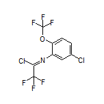 N-[5-Chloro-2-(trifluoromethoxy)phenyl]-2,2,2-trifluoroacetimidoyl Chloride