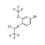 N-[4-Bromo-2-(trifluoromethoxy)phenyl]-2,2,2-trifluoroacetimidoyl Chloride