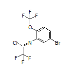 N-[5-Bromo-2-(trifluoromethoxy)phenyl]-2,2,2-trifluoroacetimidoyl Chloride