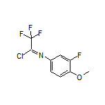 2,2,2-Trifluoro-N-(3-fluoro-4-methoxyphenyl)acetimidoyl Chloride