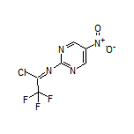 2,2,2-Trifluoro-N-(5-nitro-2-pyrimidinyl)acetimidoyl Chloride