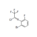 N-(2-Bromo-6-fluorophenyl)-2,2,2-trifluoroacetimidoyl Chloride