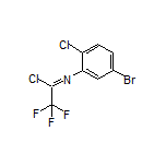 N-(5-Bromo-2-chlorophenyl)-2,2,2-trifluoroacetimidoyl Chloride