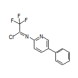 2,2,2-Trifluoro-N-(5-phenyl-2-pyridyl)acetimidoyl Chloride